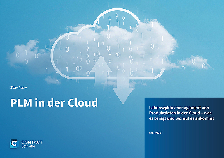 Vorschaubild zum White Paper "PLM in der Cloud".